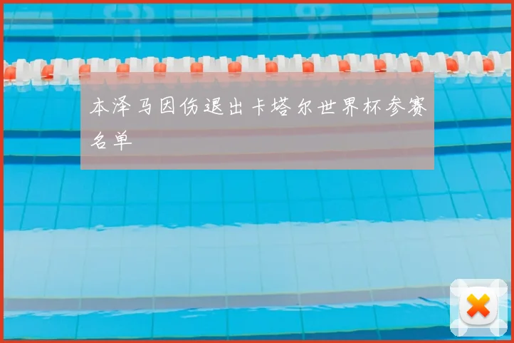 本泽马因伤退出卡塔尔世界杯参赛名单